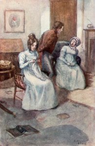 Illustration for Northanger Abbey by Arthur Wallis Mills